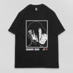 Remera negra Itachi Uchiha V3