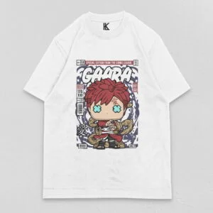 Remera blanca gaara v3