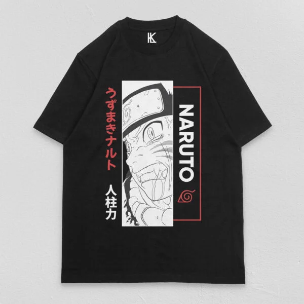 Remera negra naruto uzumaki v4