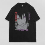 Remera negra sasuke uchiha v1