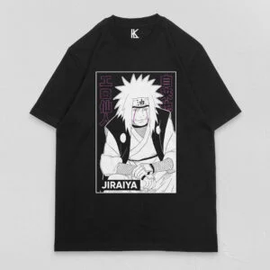 Remera negra jiraiya v3