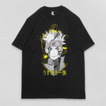 Remera negra naruto y boruto