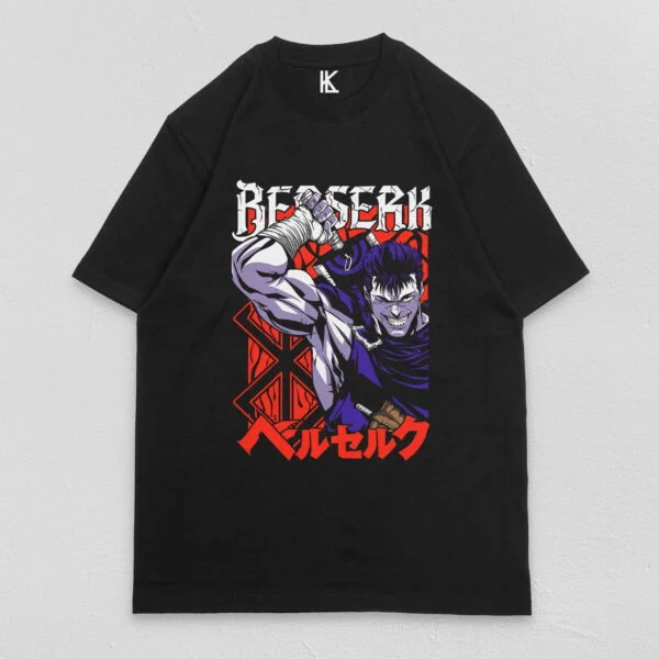 Remera negra guts v1