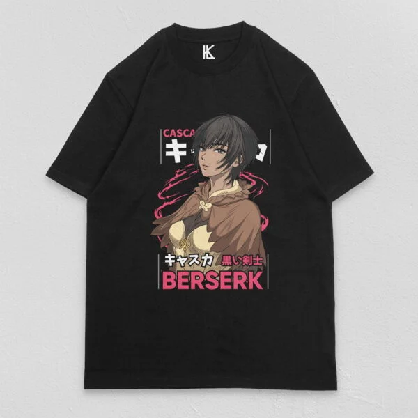 Remera negra casca