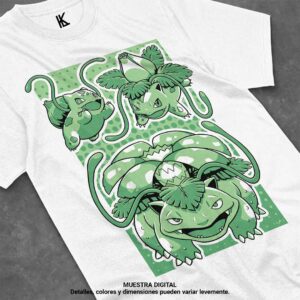 remera de bulbasaur v3