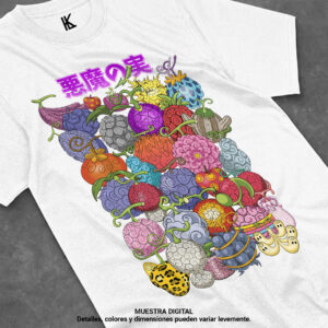 remera de frutas del diablo