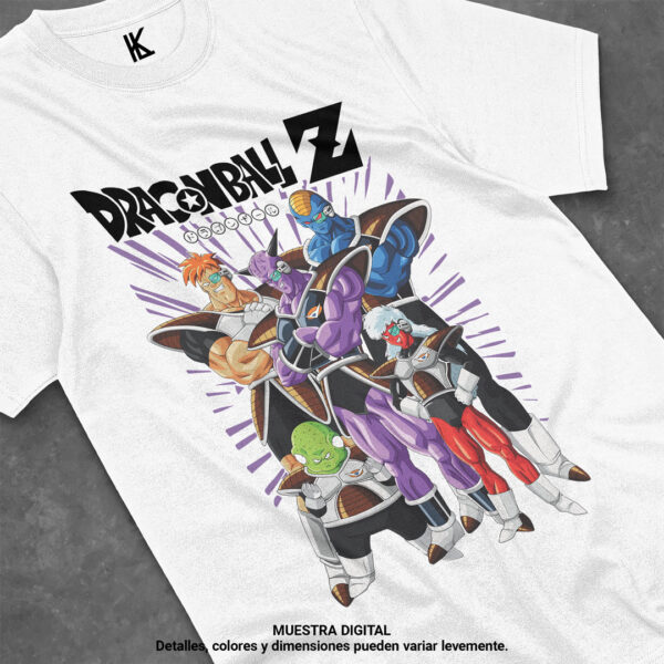 remera de las fuerzas especiales ginyu