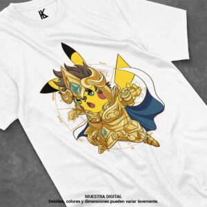 remera de leo pikachu