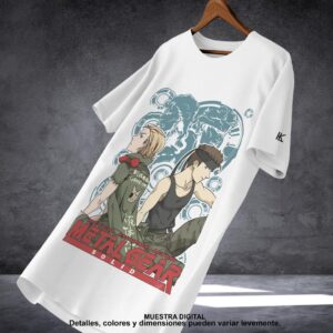 remera de metal gear