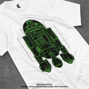 remera de r2 d2