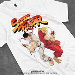 remera de street fighter v2