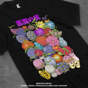 remera de frutas del diablo