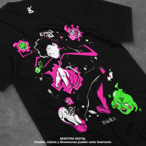 remera de mob psycho v7