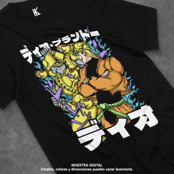 remera de dio brando x the world remera de dio brando x the world