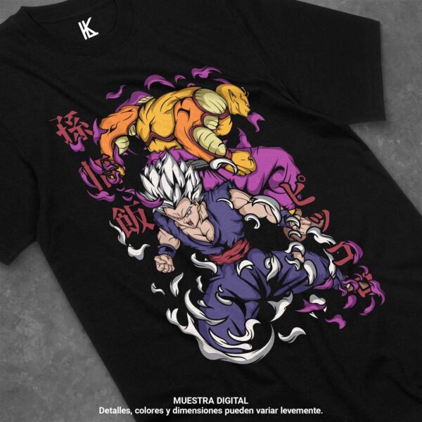 remera de gohan x piccolo