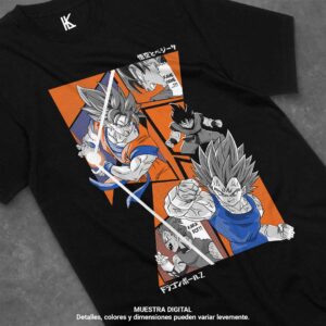 remera de goku x vegeta v4