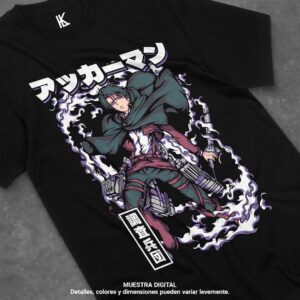 remera de levi ackerman v13