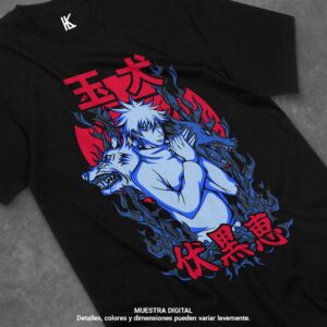 remera de megumi fushiguro v6