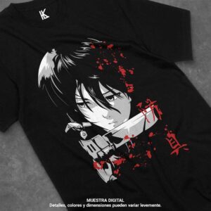 remera de mikasa ackerman v12