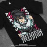 remera de mikasa ackerman v8