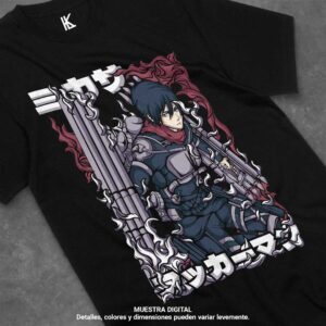 remera de mikasa ackerman v9