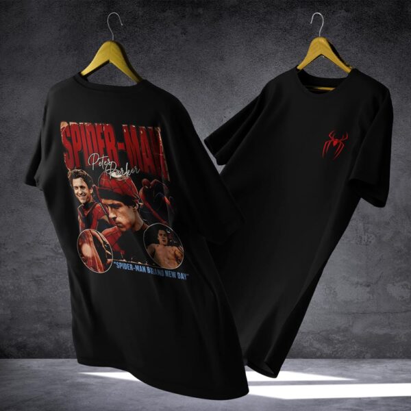 remera negra spider man v26