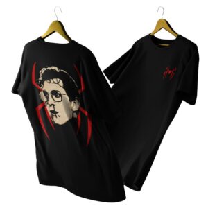 remera negra spider man v27