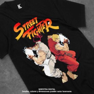 remera de street fighter v2