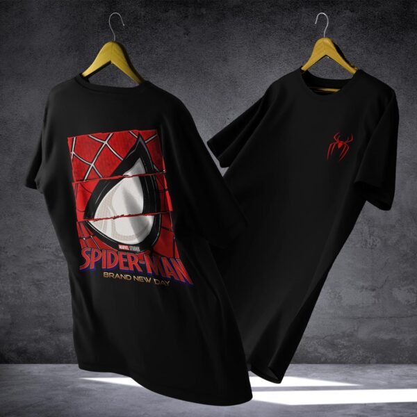 remera negra spider man v28